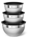 Conjunto De Bowls Tigelas De Inox Com Tampa Plástica Electrolux