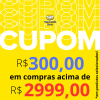 Cupom de R$ 300,00 em compras acima de R$ 2.999,00 no Mercado Livre