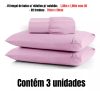 Jogo De Lençol Elástico Casal Padrão Box 3 Peças 400 Fios