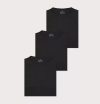 Kit 3 Camisetas Masculinas Básicas Algodão Polo Wear Preto