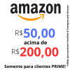 Cupom de R$ 50,00 em pedidos acima de R$ 200,00 para Assinantes PRIME na Amazon