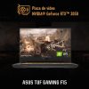 Notebook ASUS TUF Gaming F15 Intel Core i5 16 GB 512 GB SSD W11 Home Tela 15.6″ FHD Mecha Gray -FX507ZC4-HN232W