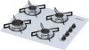 Cooktop 4 bocas Chamalux ultra chama Bivolt Trempe de Chapa Branco