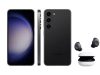 Smartphone Samsung Galaxy S23 256GB Preto 5G – 8GB RAM + Galaxy Buds FE Sem Fio Grafite