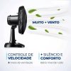 Ventilador Mondial 30cm Maxi Power 6 Pás Silencioso Cor Da Estrutura Preto Cor Das Pás Preto