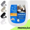 Assento Sanitário Almofadado Básico Retangular Deca Aspen – Fast – Vogue Plus