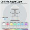 Umidificador Difusor De Aroma De design Nuvem e Chuva 7 Cores Luz Noturna Doméstica
