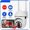 Câmera IP WiFi PTZ 3MP – Visão Noturna Colorida, Auto Tracking e Vigilância Sem Fio