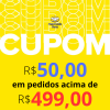 Cupom de R$ 50,00 de desconto em pedidos acima de R$ 499,00 no Mercado Livre
