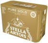 Pack Cerveja Stella Artois Pure Gold, Lata, 350ml, Caixa 8 unidades