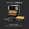 Fritadeira Air Fryer Forno Oven 12 Litros, Mondial, Preto/Inox, 2000W, 110V – AFON-12L-BI