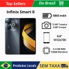 Smartphone Infinix 8 4GB RAM + 4GB RAM PLUS + 128GB ROM Câmera 13MP Traseira + 8MP Frontal Tela 6.6″ Android