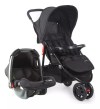 Carrinho de Bebê & Bebê Conforto Travel System Toffy Preto Absoluto CAX00797 Cosco Kids