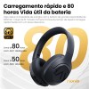 Fone de Ouvido Sem Fio HAYLOU S30 Bluetooth 5.4 Driver 40mm 43dB Bateria 80 Horas Cancelamento de Ruido