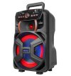 Amvox Caixa de Som Amplificada ACA 221 Gigante II – 220W RMS, Bluetooth, Rádio FM, USB, Preto