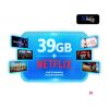 Plano TIM Controle 39GB + Netflix Padrão com Anúncios por 12 Meses