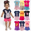 Roupa Infantil Menina Kit Verão 8 Peças Conjunto Feminino Criança