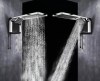 Lorenzetti Acqua Ultra Duo chuveiro elétrico de parede preto-cromado 7800W 220V