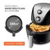 Mondial AF-30-I fritadeira elétrica air fryer sem óleo 3,5L cor preto e inox 127V