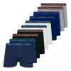 Kit 10 Cuecas Lupo Boxer Masculinas Atacado Box 523 Algodão