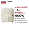 Fritadeira Elétrica Air Fryer Gaabor Sem Óleo 1,4L Individual 900w