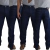 Kit 4 Calça Jeans Masculina Trabalho Atacado Reforçada 100%