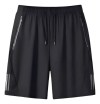 Short Masculino Bermuda 2 Bolsos Zíper Secagem Rápida Fina