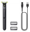 Aparador de Pelos Philips OneBlade QP1424/10 na Cor Cinza chumbo – Bivolt