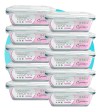 Kit 10 Potes Vidro 640ml Hermético Marmita Forno Refratário