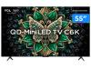 Smart TV 55″ TCL 4K UHD MiniLED 55C6K 120Hz Google TV AiPQ Google Assistente 4 HDMI 2 USB