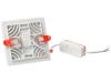 Painel de LED de Embutir 12,3×12,3cm 18W – Quadrado Branco Quente Gaya Infinity