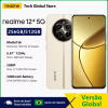 Smartphone Realme 12+ 5G 12GB RAM 512GB ROM Tela 120Hz OLED Carregador 67W SUPERVOOC Dimensity 7050 Android