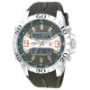 U.S. Polo Assn. Relógio masculino US9628 analógico com mostrador digital de quartzo verde, Verde