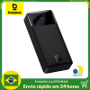 Powerbank Baseus 20.000mah 15w Com Indicador De Carga LED Carregamento Rapido Bateria Polimero de Litio de Alta Densidade