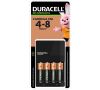 DURACELL – Carregador de Pilhas Recarregáveis AA e AAA Com 4 Pilhas AA