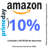 Cupom de 10% de desconto na Amazon limitado a R$ 50,00 de desconto no Prime Day