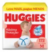 Huggies Fralda Descartável Máxima Proteção M – 172 Un