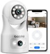 Basike Câmera de Segurança, Wi-Fi 360º, 1080p Full HD, Visão Panorâmica e Detecção Humana-4MP, Monitoramento Inteligente, Áudio Bidirecional, Ideal para Residências e Empresas