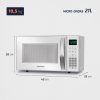 Micro-Ondas, Mondial, Branco, 1200W, 110V – MO-01-21-W