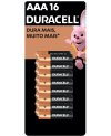 Duracell Pilha Alcalina AAA Palito Com 16 unidades