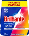 Brilhante Lava-Roupas Em Pó Roupas Brancas E Coloridas Limpeza Total Pacote Tamanho Família 4 Kg (Pacote De 1)
