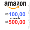 Cupom Amazon R$ 100,00 de desconto em pedidos acima de R$ 500,00
