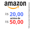 Cupom de R$ 20,00 em compras acima de R$ 50,00 na Amazon