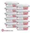Kit 10 Marmitas Vidro Hermético Vidro Tampa Trava 370ml Star House