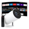 Projetor Smart Portátil Full Hd 4k Bluetooth Wifi Cor Branco Android 11.0 5g TV Cinema em Casa Imagem Nítida Compatível Com Diversos Dispositivos Hy300 Vlx