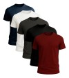 Kit 5 Camisetas Básica Masculina Dry Fit Esporte Treino Lisa