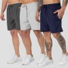 Kit 3 Shorts Masculino Iz Slim Academia Praia Corrida