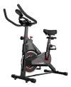 Bicicleta Esportiva Profissional Monitor Frequência Cardíaca Preto