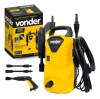 Lavadora de alta pressão Vonder Leve LAV1300 68.64.130.001 amarela de 1.3kW com 90bar de pressão máxima – 60Hz
