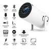 Projetor Smart Portátil Full Hd 4k Bluetooth Wifi Cor Branco Android 11.0 5g TV Cinema em Casa
